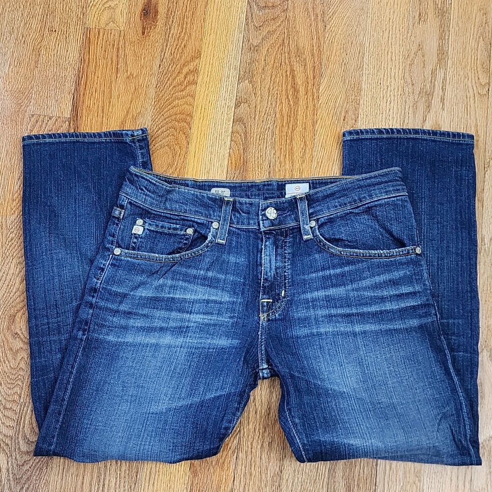 AG Adriano Goldschmied Ex Boyfriend Crop Jeans Womens 26 Made in USA Denim
